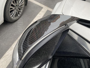 Pour Mercedes-Benz Classe B/C/E/S AMG GT C300 - Capuchons de rétroviseurs en fibre de carbone sèche en forme de corne pour la marche arrière - Product Image 1
