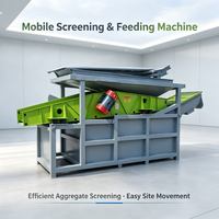 Pemisah Pasir Air Getar Daya Replikasi Tinggi Dengan Motor Utama 5.5KW & Motor Getar 1.5KW Peralatan Daur Ulang Sampah Beton