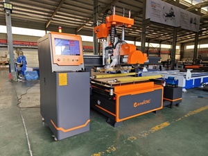 3d Wood CNC ATC Router Machine 9KW Vacuum Table T-slot Automatic Tool Change Nesting Syntec Mach3 Pump For Wood