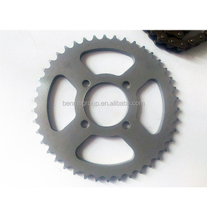 HF motocicleta 110CC AX <span class=keywords><strong>100</strong></span> motocicleta repuestos 1045 acero piñón y <span class=keywords><strong>cadena</strong></span> AX100 Repuestos De Motos 428H <span class=keywords><strong>Cadena</strong></span> Para Moto - Product Image 4