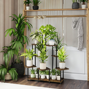 <span class=keywords><strong>Support</strong></span> De Plante De Balcon De Salon Intérieur Écologique À Cinq Niveaux <span class=keywords><strong>Support</strong></span> En Métal Extérieur pour Pots De Fleurs Pour Pots De Fleurs - Product Image 5