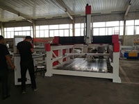 Routeur CNC 3 axes à broche rotative simple 4,5 kW à refroidissement par air pour mousse et bois, neuf, compatible NC Studio/DSP/Mach3, fourni par l'usine