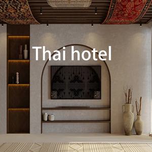 Éclairage tropical moderne de style Lanna pour les resorts thaïlandais, lampes suspendues artisanales, peinture artisanale, créer une ambiance relaxante - Product Image 2