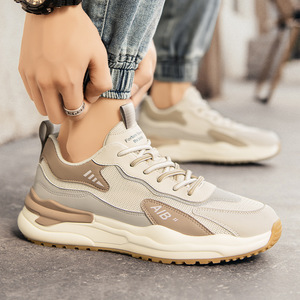 <span class=keywords><strong>2026</strong></span> Zwarte Wandelstijl Schoenen Skateboarden Hardloopschoenen Drie Kleuren Leren Herenschoenen - Product Image 4