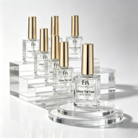 Top Coat Séchage Rapide pour Ongles - Texture Transparente Effet Brillant - Protection Longue Durée Qualité Salon