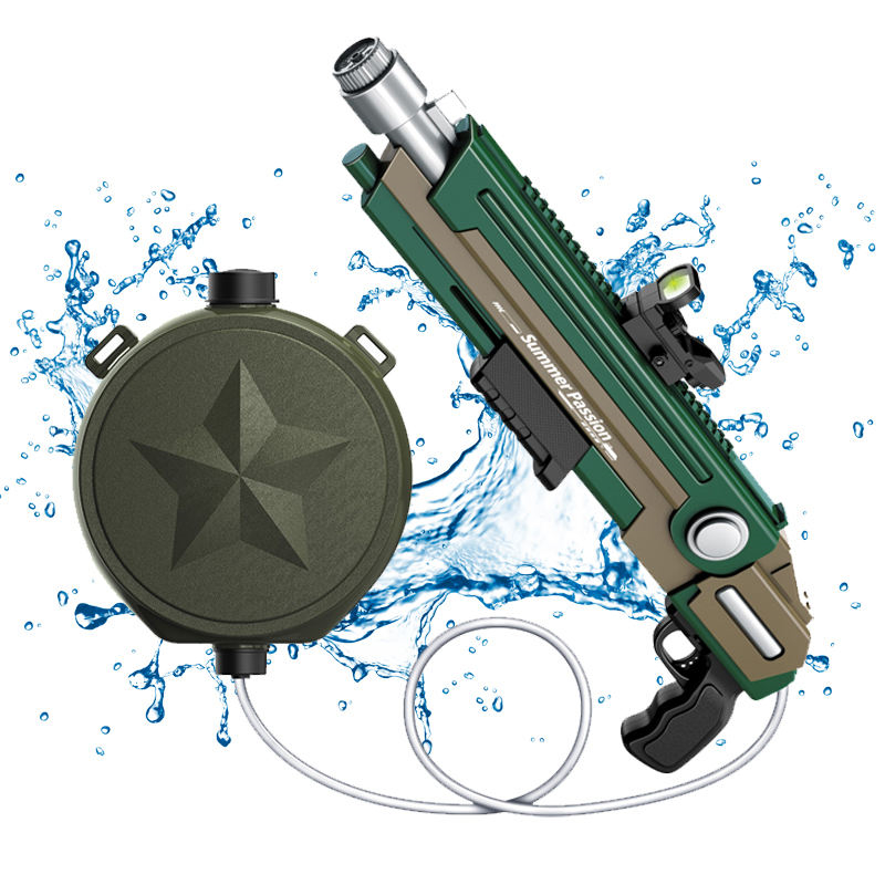 Dual Mode Automatische Elektrische Rugzak Waterpistool Speelgoed Zomer Waterspel Blaster Schieten Pistool Speelgoed Zwembad Waterpistool