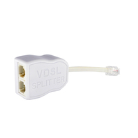Divisor de Señal Telefónica RJ11 ADSL, Filtro para Módem de Voz, Teléfono