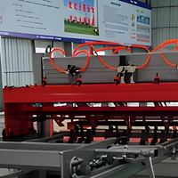 Machine de fabrication de grillage entièrement automatique pour la production de panneaux de clôture en métal, machine de soudage de grillage en fil d'acier à faible teneur en carbone pour la construction