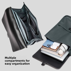 <span class=keywords><strong>Zaino</strong></span> in Denim Unisex, Borsa a <span class=keywords><strong>Tracolla</strong></span> di Alta Qualità, Semplice e Versatile, Alla Moda, Grande Capacità, per Laptop da 16 Pollici - Product Image 3