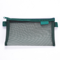 Trousse à crayons en maille transparente, organisateur de papeterie de grande capacité pour étudiants