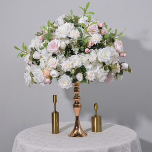 <b>Silk</b> Roses 60cm Wedding Centerpieces Table Decorations Floral Arrangements Flower Ball Center Pieces for Table Artificial Flower - Product Image 4