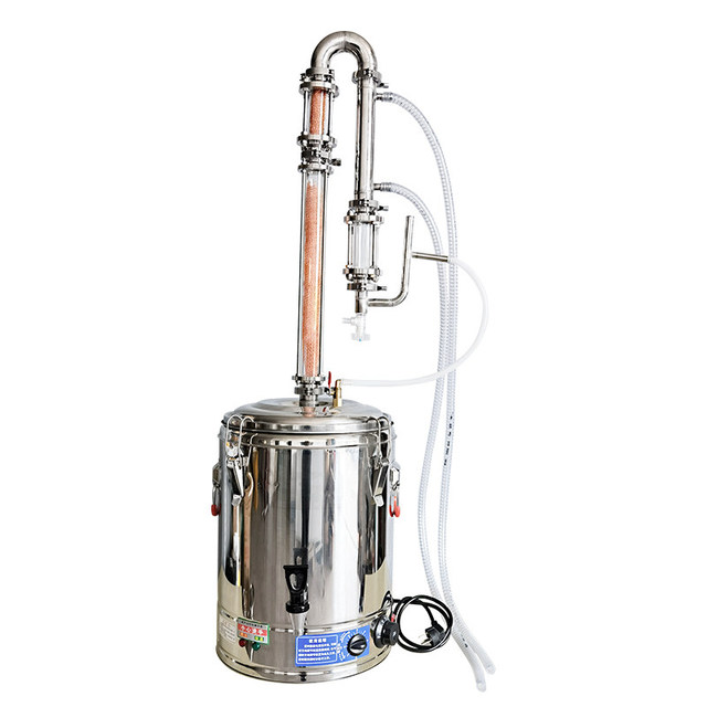 Household Small Stainless Steel Hydrosol Distiller, Commercial Plant Essential Oil Extraction & Purification Machine Device