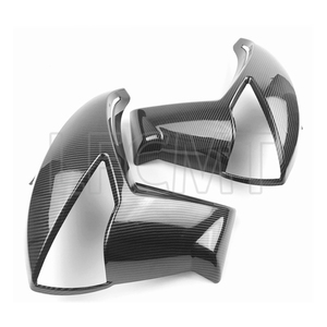 Pannello laterale in fibra di carbonio copri radiatore carenatura ABS modellata ad iniezione adatta per <span class=keywords><strong>Kawasaki</strong></span> <span class=keywords><strong>ER</strong></span> <span class=keywords><strong>6N</strong></span> ER6N 2009 2010 2011