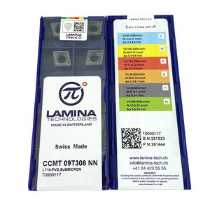 Outil de tournage d'insertion d'origine 100% CCMT09T308NN Inserts en carbure de tungstène - Product Image 1