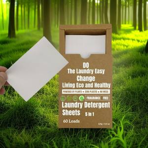 Feuilles de papier détergent à <span class=keywords><strong>lessive</strong></span> biodégradables bandes d'<span class=keywords><strong>huile</strong></span> <span class=keywords><strong>essentielle</strong></span> infusée pour nettoyer les vêtements des adultes et des bébés - Product Image 2