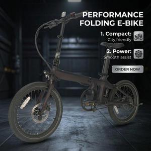 Bicicleta Eléctrica Plegable Naicisports de 20 Pulgadas, Urbana, de Fibra de Carbono, sin Escobillas, 36V, para Movilidad, Motor de 250W, Sistema de Discos - Product Image 1