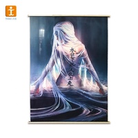 China venta al por mayor a granel más caliente impresión completa tela decorativa Anime rollos de pared