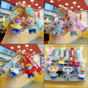 Joylit Thời Trang 3D Vòng Chìa Khóa Phim Hoạt Hình Lilo Khâu Đổ Xô <span class=keywords><strong>Keychain</strong></span> 3D Túi Chìa Khóa Trang Trí Mặt Dây Chuyền Quà Tặng - Product Image 4