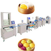 Machine automatique à haute efficacité pour la fabrication de Baozi et de Momo, en acier inoxydable de qualité alimentaire, pour la production de pains farcis à la vapeur