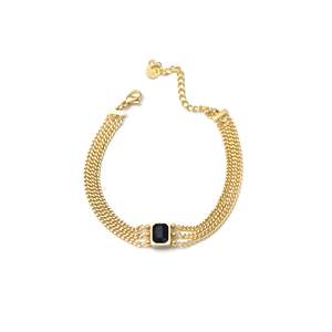 E035-210-018H สร้อยข้อมือแบบโซ่เส้นเล็ก - Product Image 1