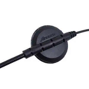 EARPHONIC K Plug Earpiece With Bendable Microphone For Cycling Sports Helmet Walkie Talkie Headset