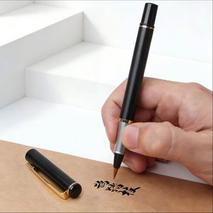 Soft-tip Luxury Metal Fountain <b>Pens</b> Wholesale Men's Calligraphy Practice Fountain <b>Pen</b> Signature <b>Pens</b> with Custom logo for Gifts - Product Image 4