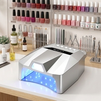 Nouvelle Arrivée Lampe Sécheuse à Ongles Portable Mini Haute Puissance Rechargeable à Séchage Rapide pour Gel UV LED Double Main à Faible Chaleur avec Logo Personnalisé