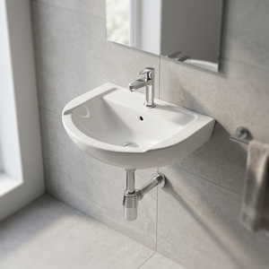 Export Quality 12x18 Porcelain Lavabo Sink Hand Wash Basin for Qatar Kenya Bathroom Kitchen Home Ceramic Sanitary Ware India - Product Image 3