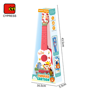 Popular 17 pulgadas Animal cuatro cuerdas dibujos animados <span class=keywords><strong>ukelele</strong></span> juguete principiante niños violín <span class=keywords><strong>ukelele</strong></span> para niños niñas herramienta de aprendizaje educativo - Product Image 6