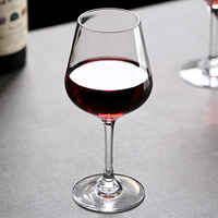 Verre à vin rouge en plastique incassable, gobelet en acrylique PC pour bar d'hôtel, logo personnalisé en gros à usage commercial résistant à la chaleur