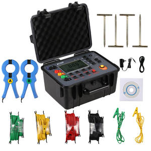 Medidor digital de resistência da terra, teste de resistência do solo - Product Image 2