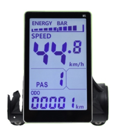 EMC/ROHS/CE EN 15194-2017 Approved M5 Waterproof 24V/36V/48V Ebike LCD Display