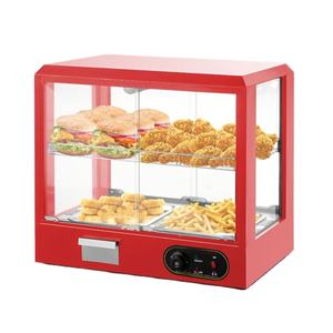 Chauffe-Plats Professionnel en Acier Inoxydable à Température Contrôlée pour Comptoir, Présentoir à Pizzas 3 Niveaux 1200W Grande Taille - Product Image 1