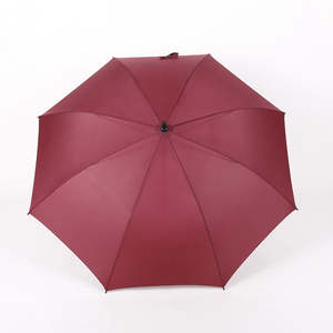 27 дюймов, высококачественный индивидуальный логотип, рекламный Стекловолоконный вал, большой зонт, ветрозащитный прямой зонт для гольфа - Product Image 3