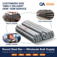 Barre d'acier au carbone laminée à chaud de première qualité ASTM Q195 Q235 Q345 A36, barre ronde pleine 1020 1018 1045 1060, tige d'acier, billette d'acier au carbone