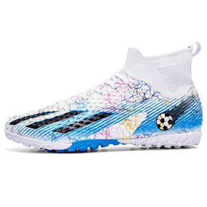 Zapatos de Fútbol de Caña Alta con Tacos Cortos, Unisex, Parte Superior Sintética, Forro de Malla, Suela de Goma, Entresuela de EVA, para Entrenamiento de Primavera - Product Image 5