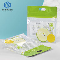 Impression numérique impression personnalisée sac d'emballage alimentaire doypack sac d'étanchéité emballage en nylon saumon congelé nourriture boulette fruits de mer sac de crevettes
