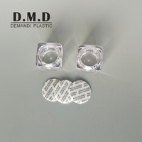 Petit pot transparent de 5 grammes 5 ml avec couvercle transparent pot récipient en plastique transparent carré de 5 grammes 5 ml