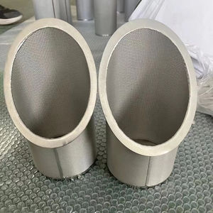 Tratamiento de aguas residuales industriales Malla metálica grande de acero inoxidable + Cubo de filtro perforado - Product Image 1