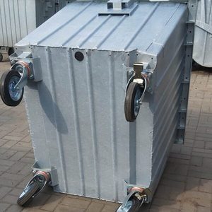 6/<span class=keywords><strong>8</strong></span> Zoll Elastisches 200m Gummi auf Stahlkern-Rad für Mülleimer, Abfalleimer-Lenkrolle mit Bremse - Product Image 3