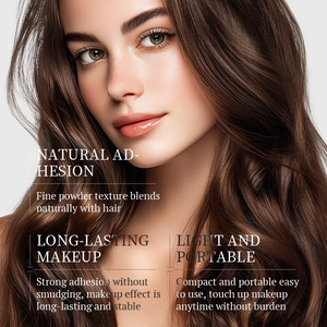 KORMESIC - Polvo para el Cabello Negro 4g de Marca Privada, Corrector Temporal de Raíces, Solución para la Pérdida de Cabello, Maquillaje Capilar Voluminizador sin Enjuague - Product Image 2