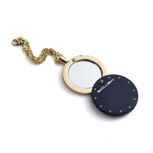 40mm Dia Personalized Black Small Round Cosmetic <b>Mirror</b> Single Side Pocket Compact <b>Mirror</b> - Product Image 6