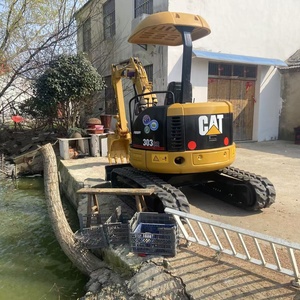รถขุดขนาดเล็ก CAT 303cr มือสอง ราคาถูก น้ำหนัก 3 ตัน เครื่องขุดตีนตะขาบมือสอง รถขุดขนาดเล็ก CAT303 มินิเอ็กซ์คาวาเตอร์ ได้รับมาตรฐาน CE/EPA ขาย - Product Image 3
