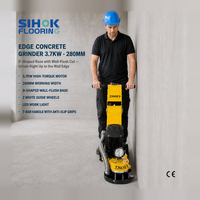 Ponceuse à béton SIHOK 280 mm à 3 disques 3,7 kW, polisseuse de sol, machine à polir le béton à vitesse variable, automatique