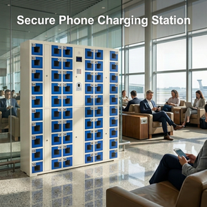 Casillero de Carga para Teléfonos Inteligentes 2026, Estación de Almacenamiento Segura para 60 Teléfonos Celulares para Fábrica, Escuela y Oficina, Acceso con <span class=keywords><strong>C</strong></span>ódigo PIN - Product Image 1