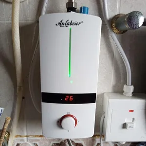 Chauffe-eau électrique instantané w, pour la salle de bain et la douche