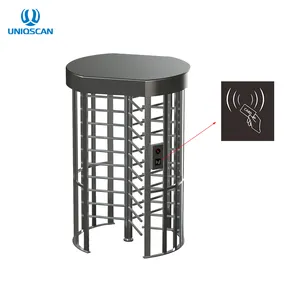 Full Height Turnstile Single Row Revolving Door Made Of 304 Stainless Steel Made In China For Turnstiles Genre