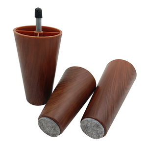 עמיד m8 בורג רגליים רהיטים abs פלסטיק מתכוונן גלידות הרגליים עבור סלון מטבח חדר שינה ריהוט רגלי עץ - Product Image 5