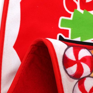 Ceinture de Père Noël en tissu LINGKAI en gros, collier de sapin de Noël, design jambe d'elfe, anneau de base de sapin de Noël pour la décoration de Noël des fêtes - Product Image 4