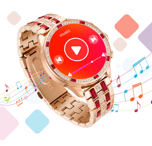 Mode féminine multifonctionnelle <span class=keywords><strong>montre</strong></span> intelligente fréquence cardiaque pression artérielle météo multi-sport filles smartwatch GEN12 - Product Image 4